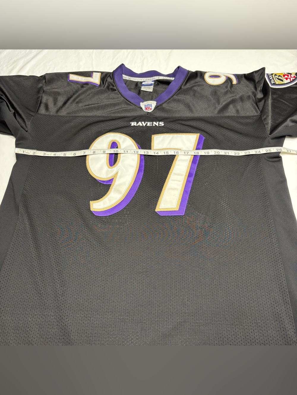 Vintage Reebok On-Field Baltimore Ravens Kelly Gregg #97 NFL Jersey Men’s 54 3XL - Picture 5 of 10